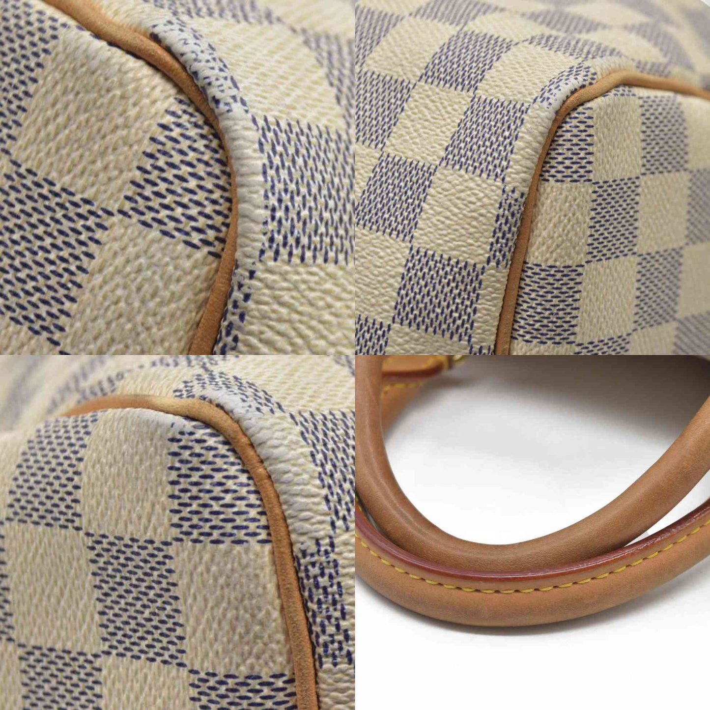 AUCTION $1550 Louis Vuitton Damier Azur Speedy 30 DU3028