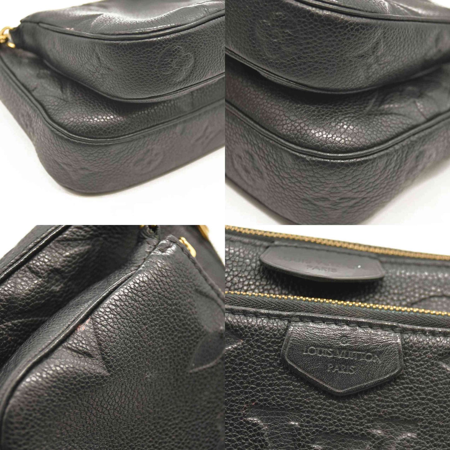 LOUIS VUITTON  Empreinte Monogram Giant Multi Pochette Accessories Black