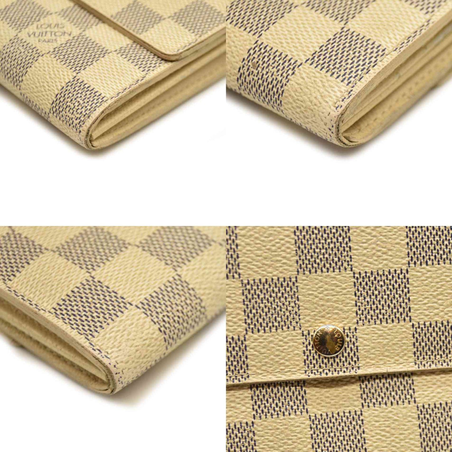 Louis Vuitton  Damier Azur Sarah Wallet MI3077