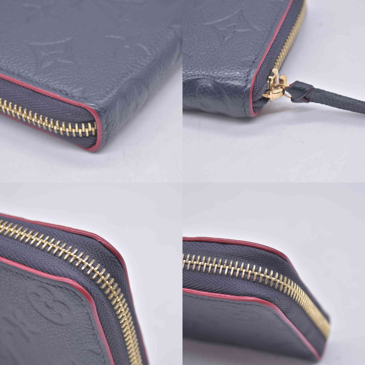 $1170 RFID Louis Vuitton Monogram Empreinte Portefeiulle Clemence Wallet 10021018