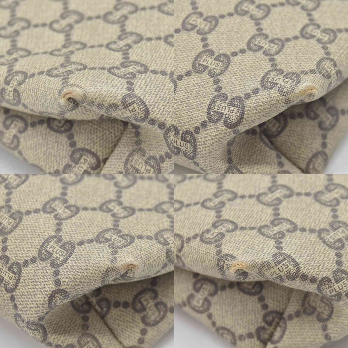$1100 Gucci GG Gucci Plus Supreme Monogram Pouch Clutch Bag