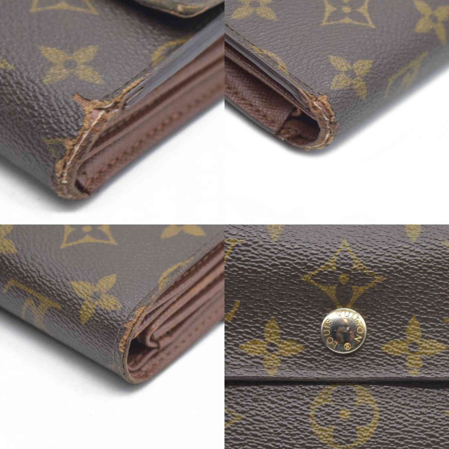 LOUIS VUITTON Monogram Alexandra Trifold Wallet
