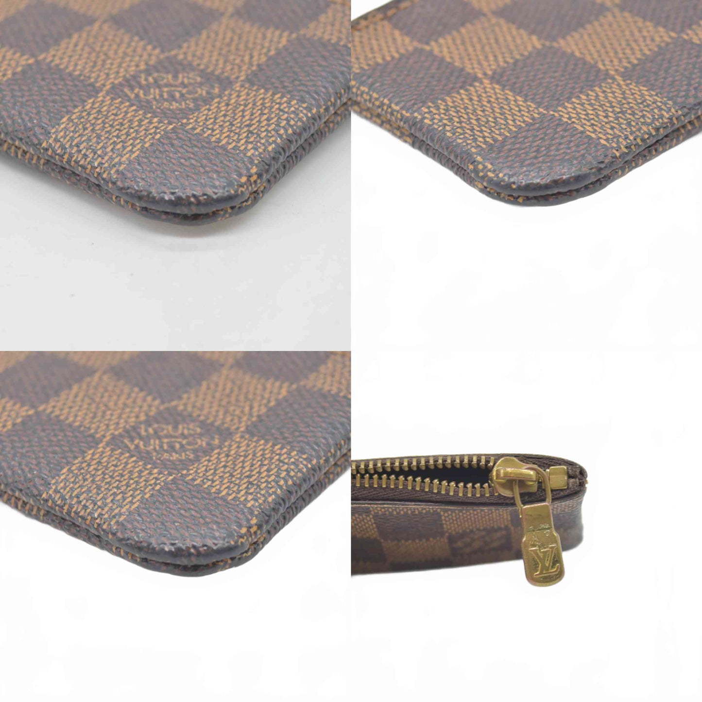 $345 2004 Louis Vuitton Damier Ebene Key Pouch CA0064