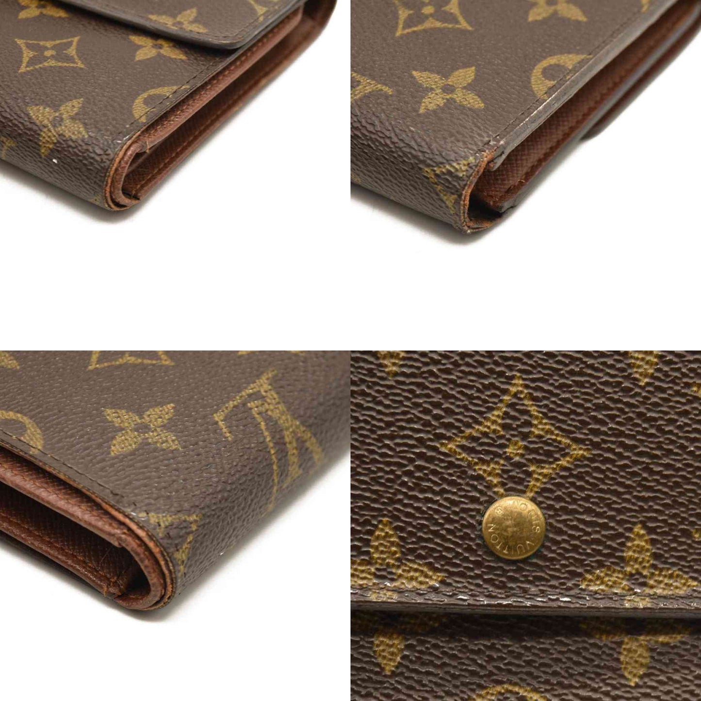 Louis Vuitton  Monogram Porte Tresor Etui Papiers Wallet SP0023