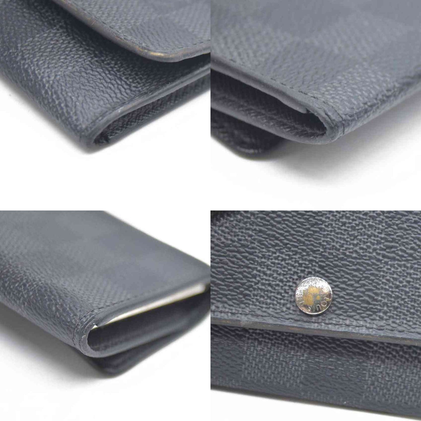 Louis Vuitton Damier Graphite Multicles 6 Ring Key Case Black/2BG3615