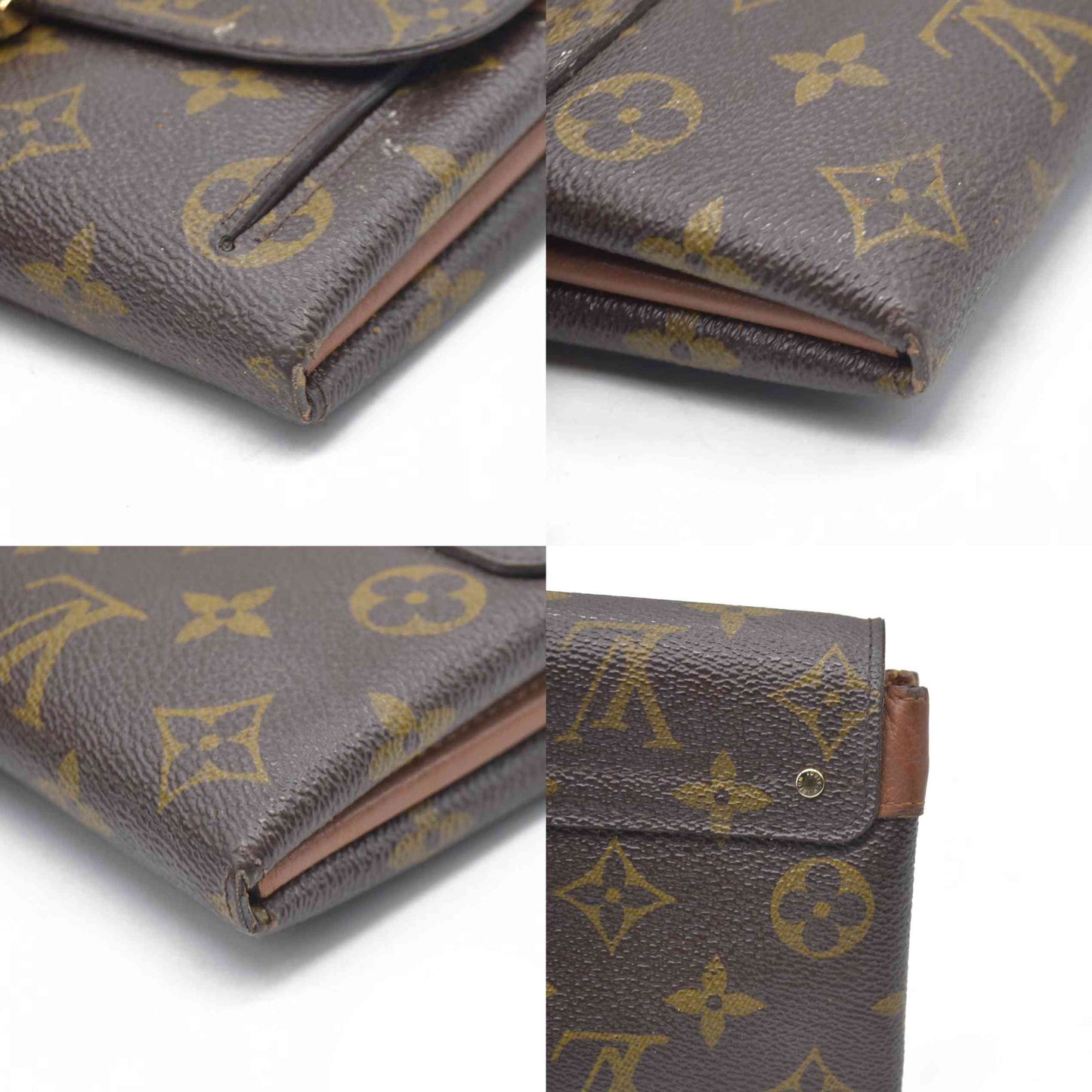 $1400 Louis Vuitton  Monogram Elysee Wallet Bordeaux