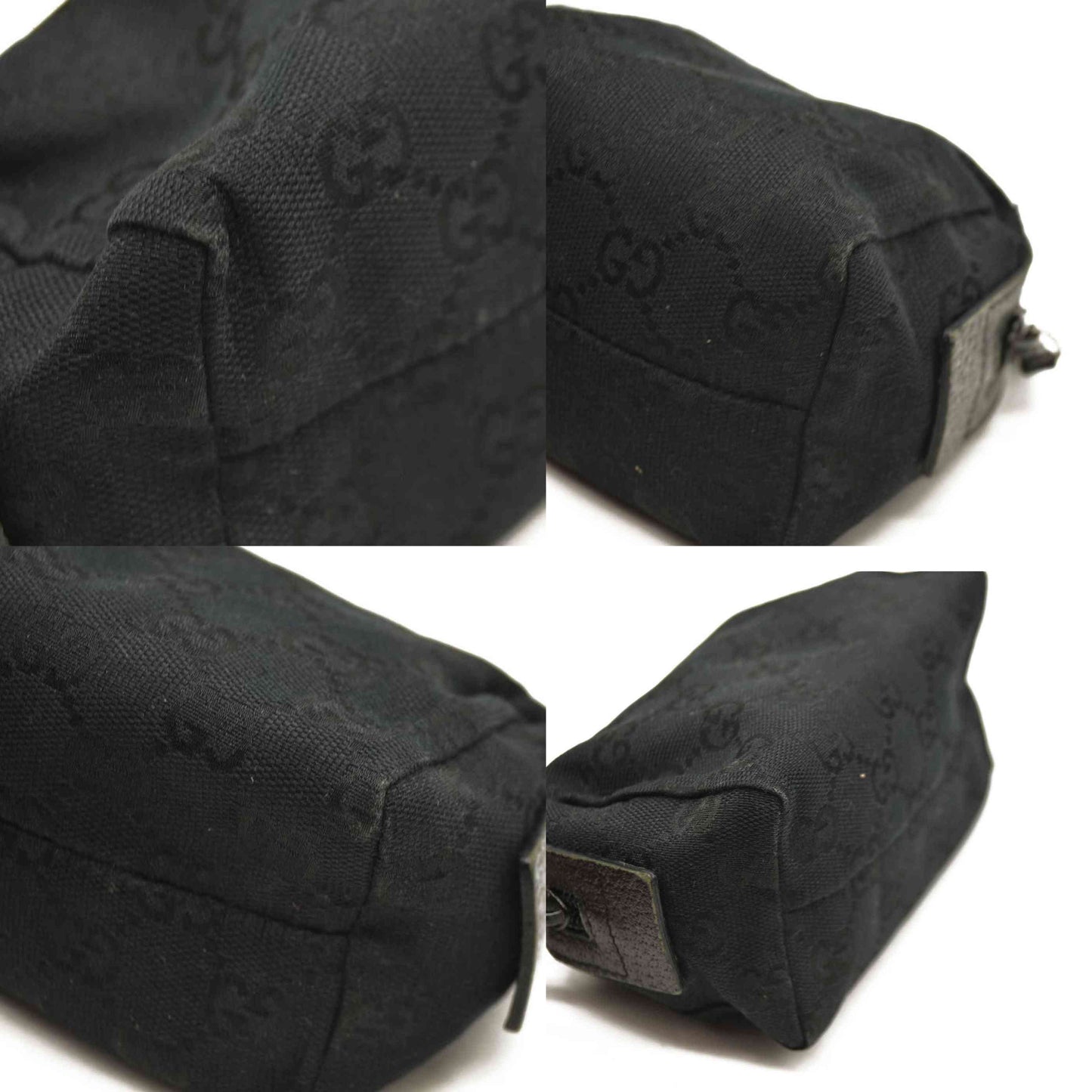 Gucci  Monogram Large Cosmetic Case Black