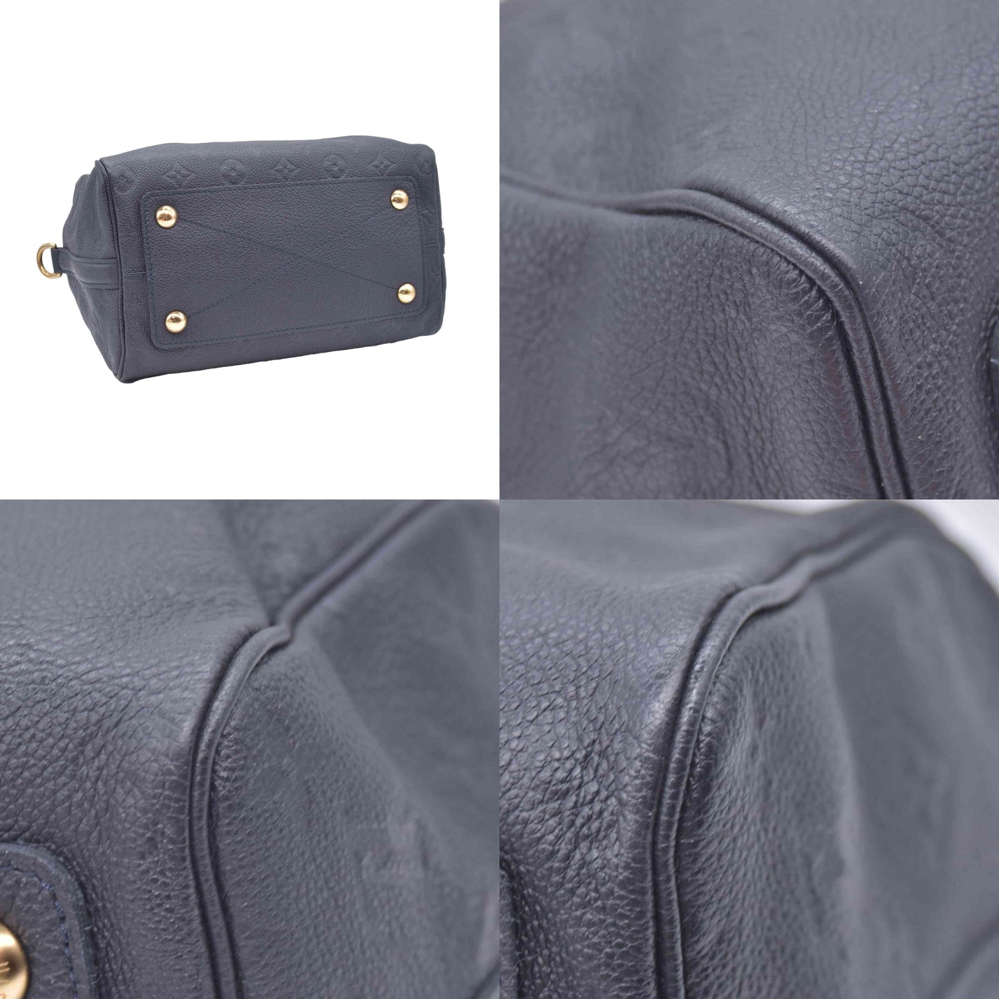 $2610 2013 Louis Vuitton Empreinte Speedy Bandouliere 25 Black DU1183