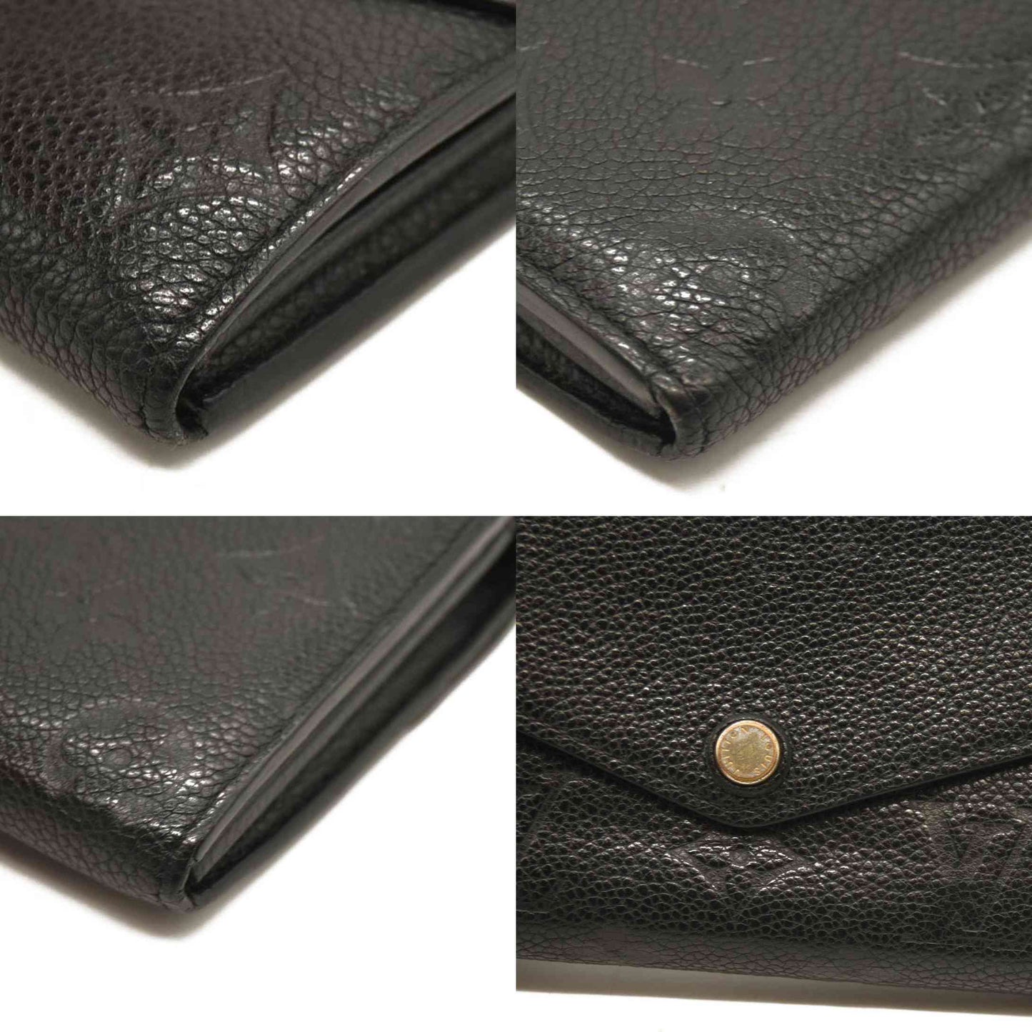 Louis Vuitton  Empreinte Sarah Wallet NM Black CA0020