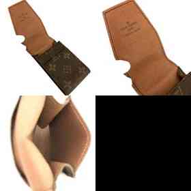Louis Vuitton Monogram Cigarette Tobacco Case Brown CT0969