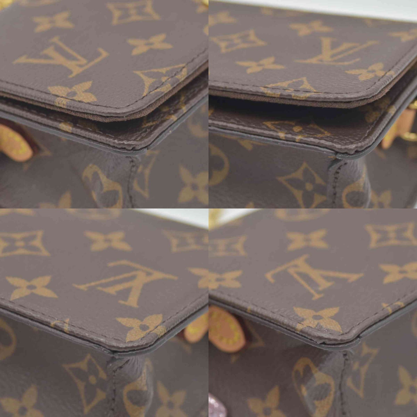 $1750 Louis Vuitton Monogram Wallet On Chain Lily