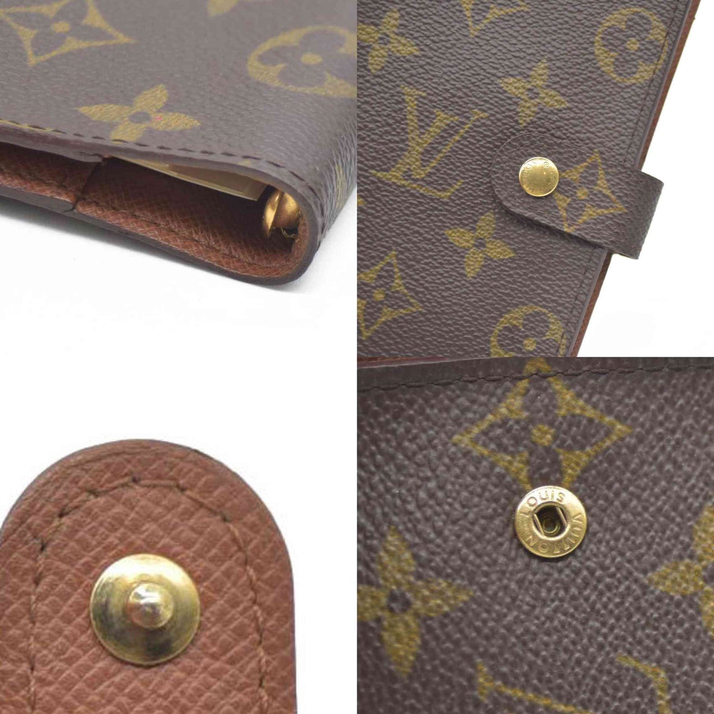 Louis Vuitton Monogram Agenda PM Notebook Cover Brown CA0997
