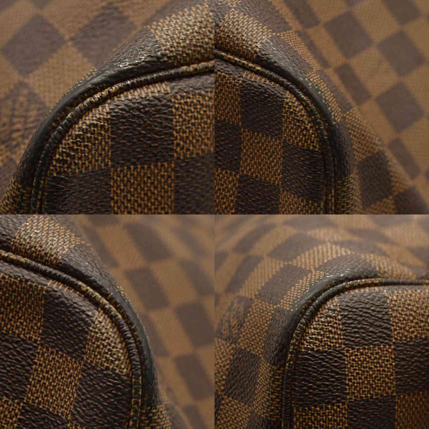 LOUIS VUITTON Damier Ebene Neverfull MM Inner Pocket Peeling