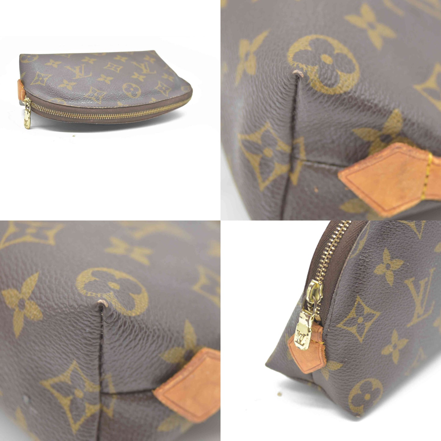 Louis Vuitton LV Cosmetic Pouch Brown Monogram SD0021