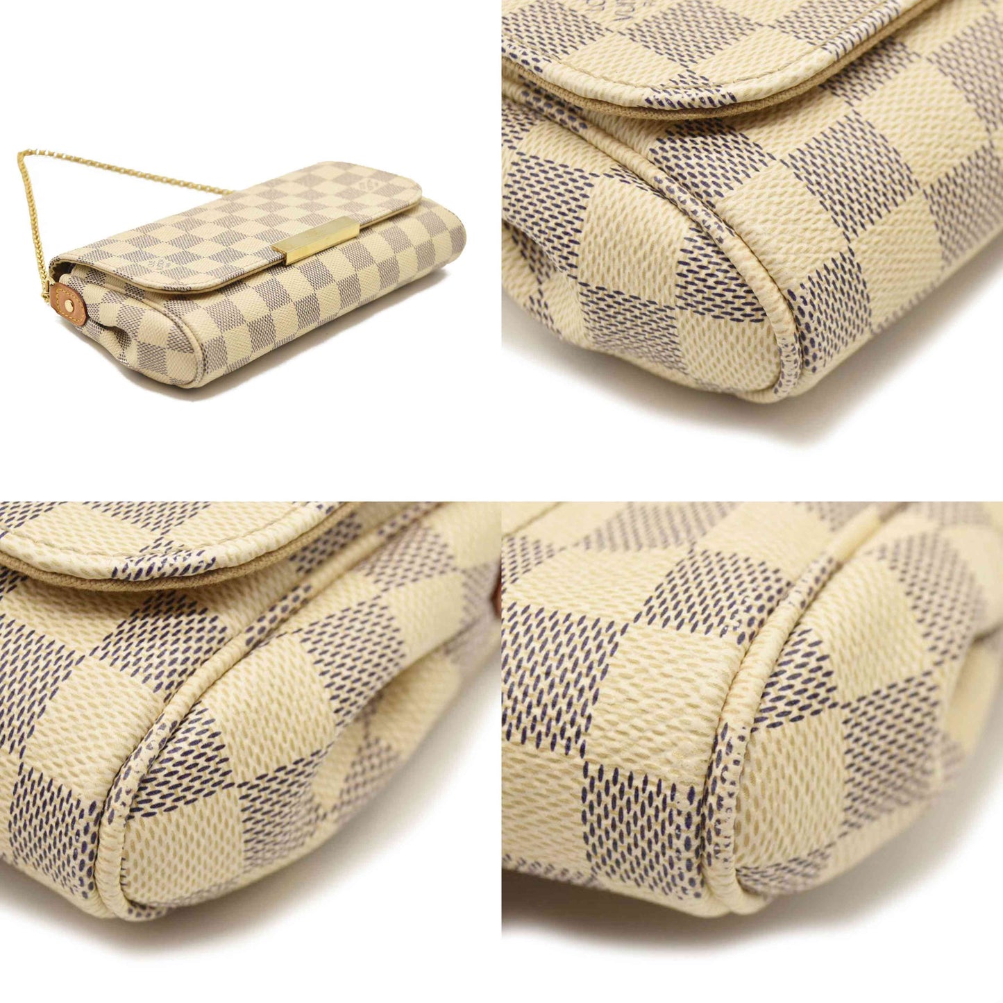 LOUIS VUITTON Damier Azur Favorite PM SD5115