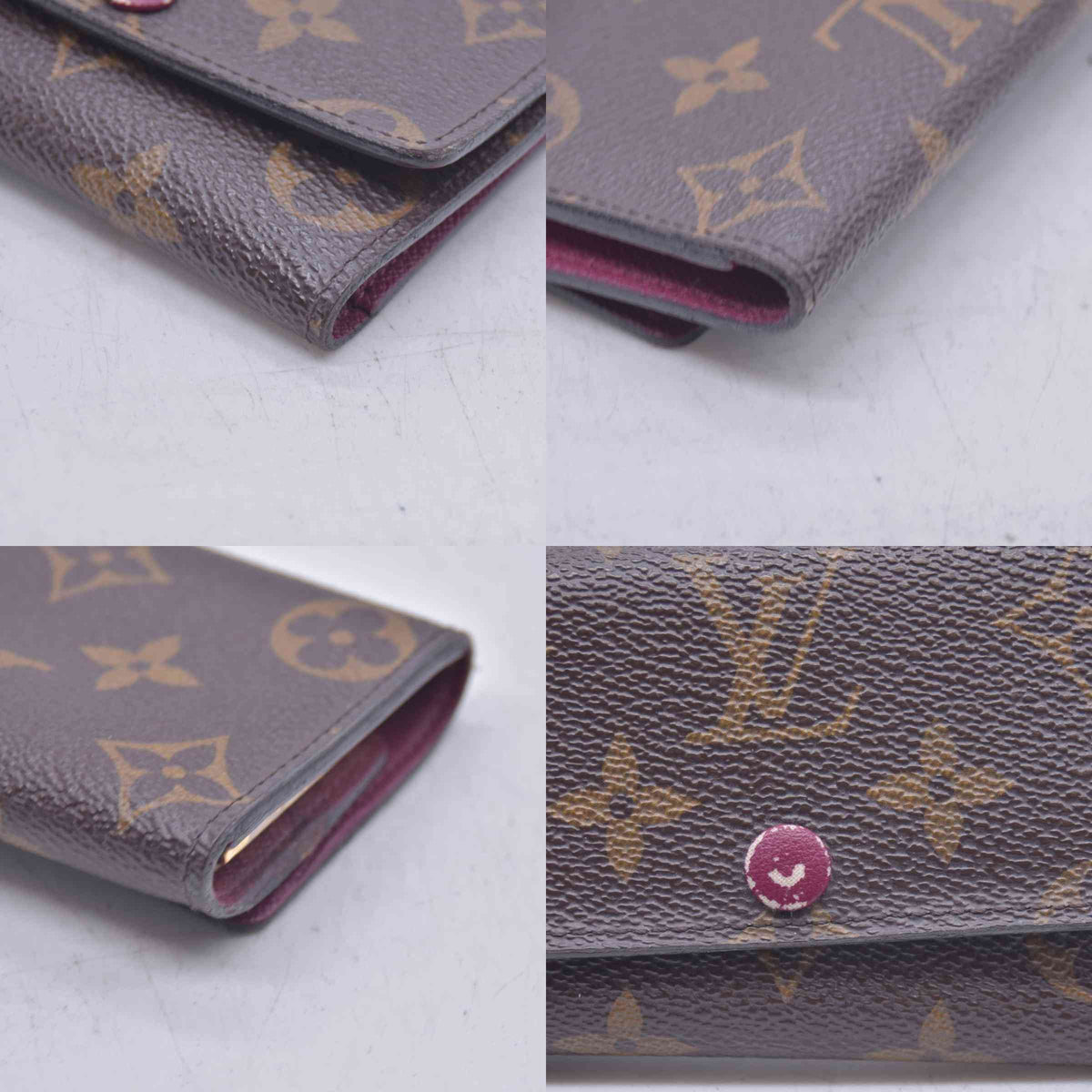 $345 2017 Louis Vuitton Monogram 6 Key Holder Fuchsia CT4167 CONSIGNMENT 10020998