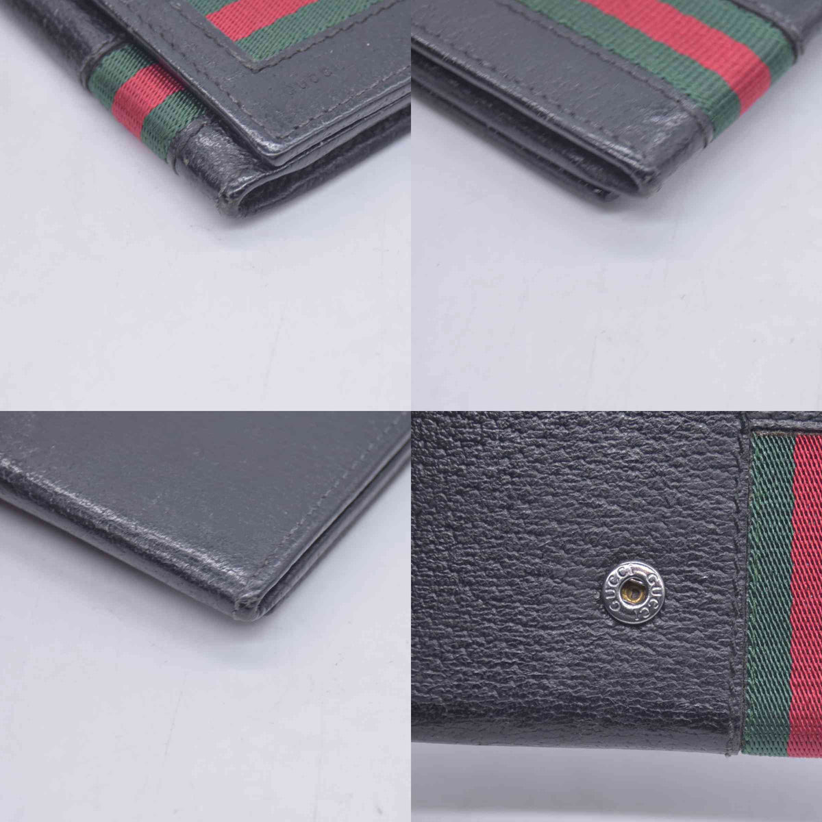 $550 Gucci Sherry Bi Fold Wallet CONSIGNMENT