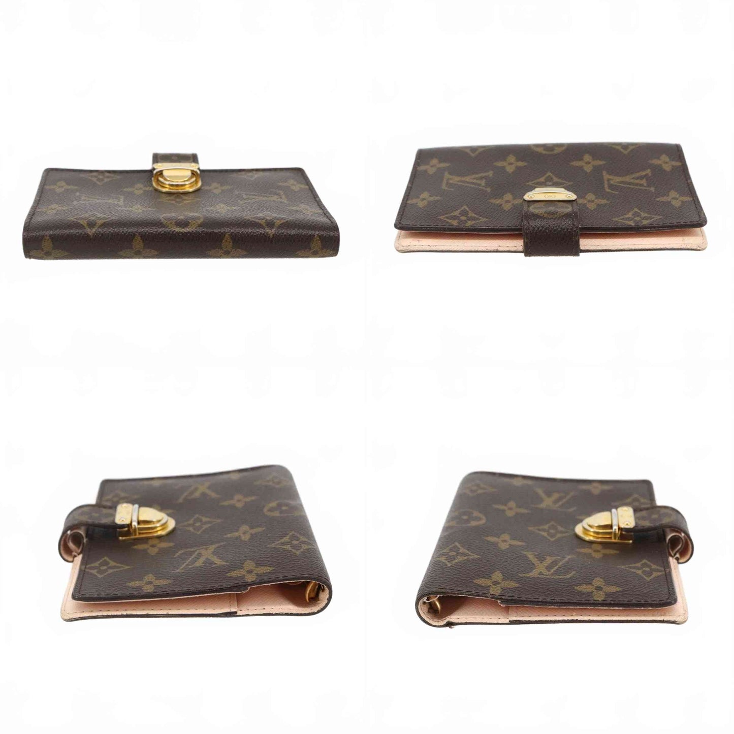 $650 2006 LOUIS VUITTON Monogram Koala Small Ring Agenda Cover Rose CA0076