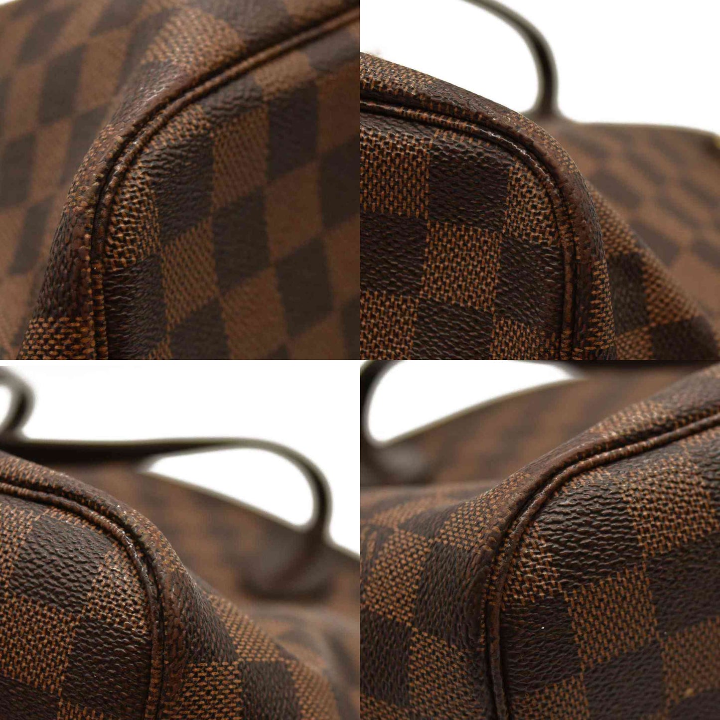 Louis Vuitton  Damier Ebene Neo Neverfull MM Rose Ballerine