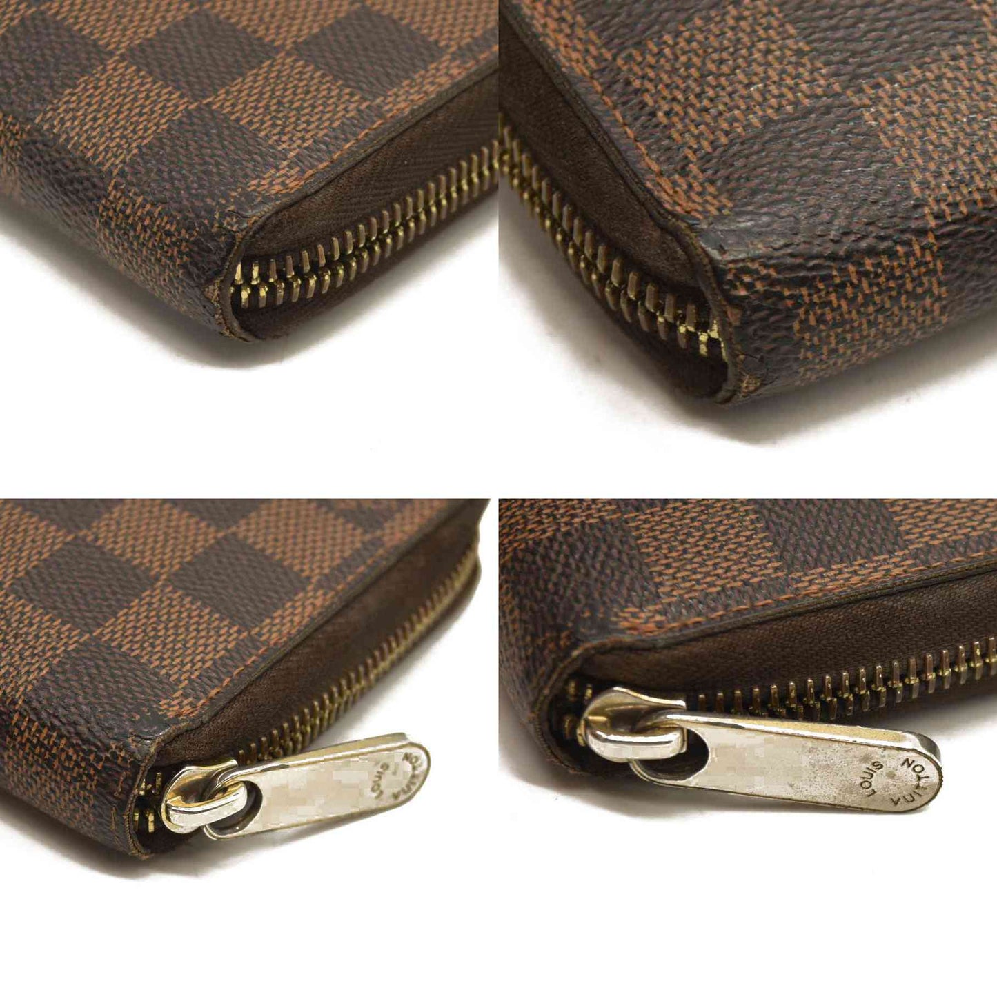 Louis Vuitton  Damier Ebene Zippy Wallet CA4193