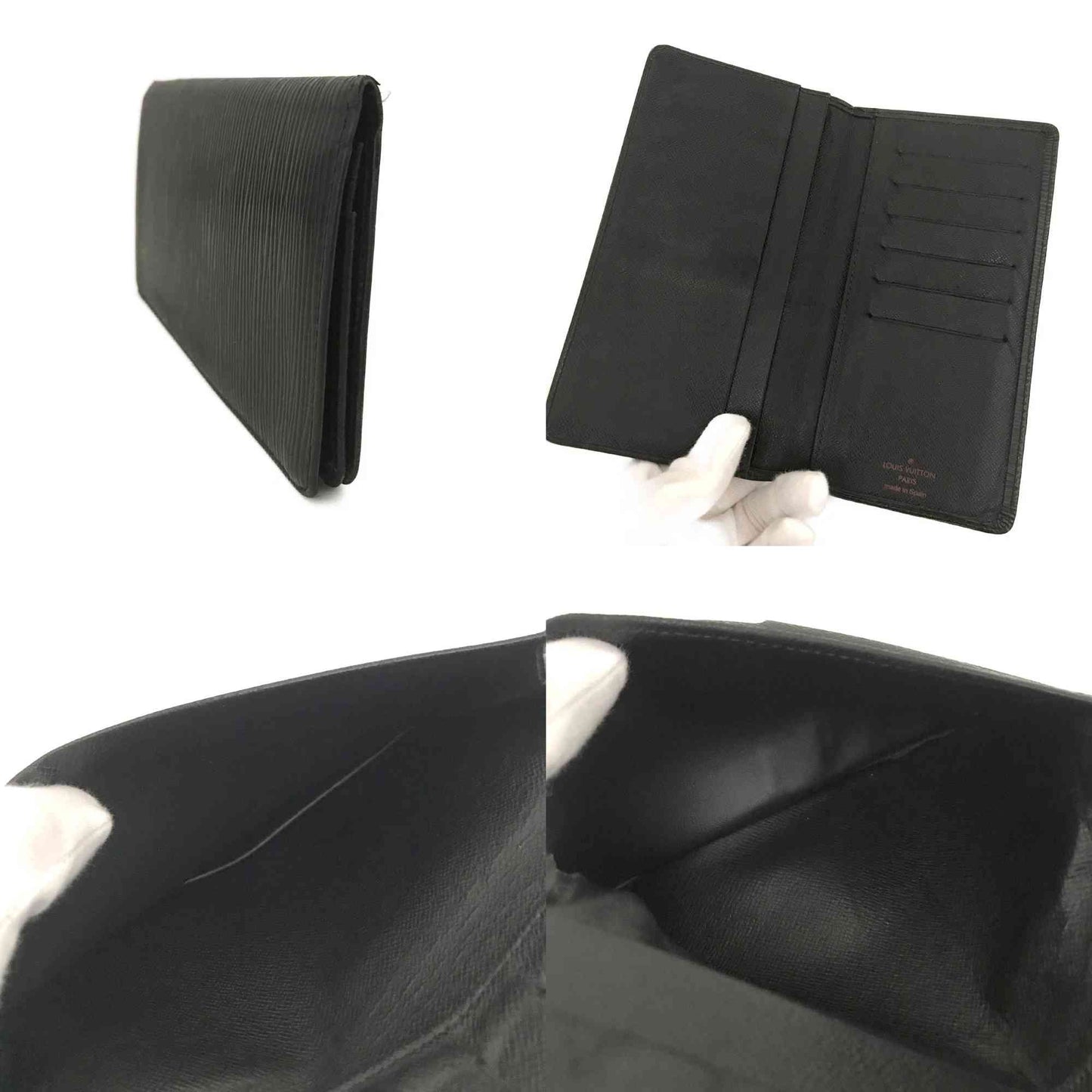 $690 Louis Vuitton Epi Leather Porte Yen Cartes Credit Bifold Long Wallet CA0065