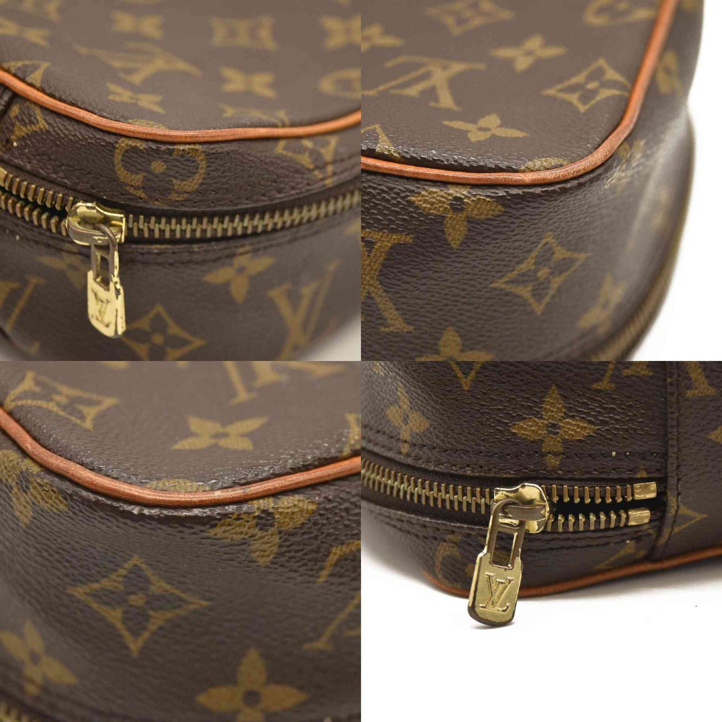 LOUIS VUITTON Monogram Trousse Boite Cosmetic Pouch NO0992