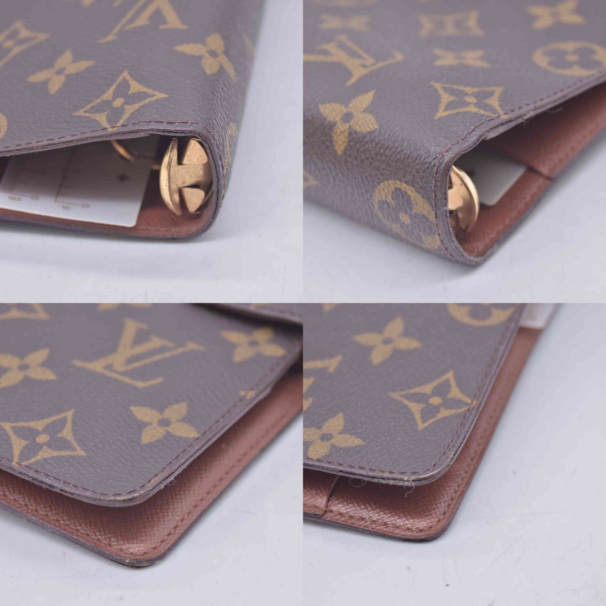 $760 1998 LOUIS VUITTON Monogram Agenda MM Day Planner Notebook Cover SP0928