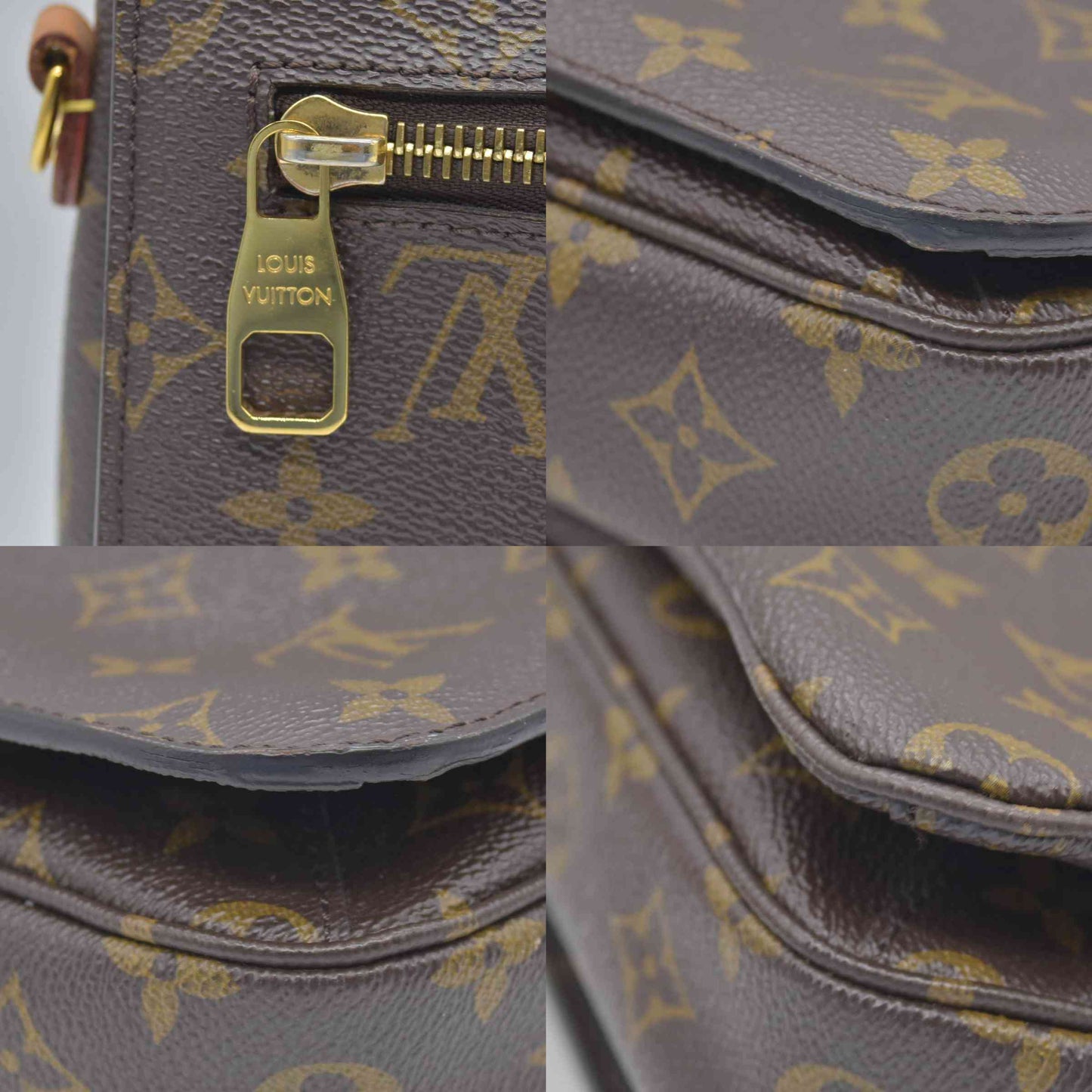 $2750 2012 Louis Vuitton  Monogram Pochette Metis AR1228