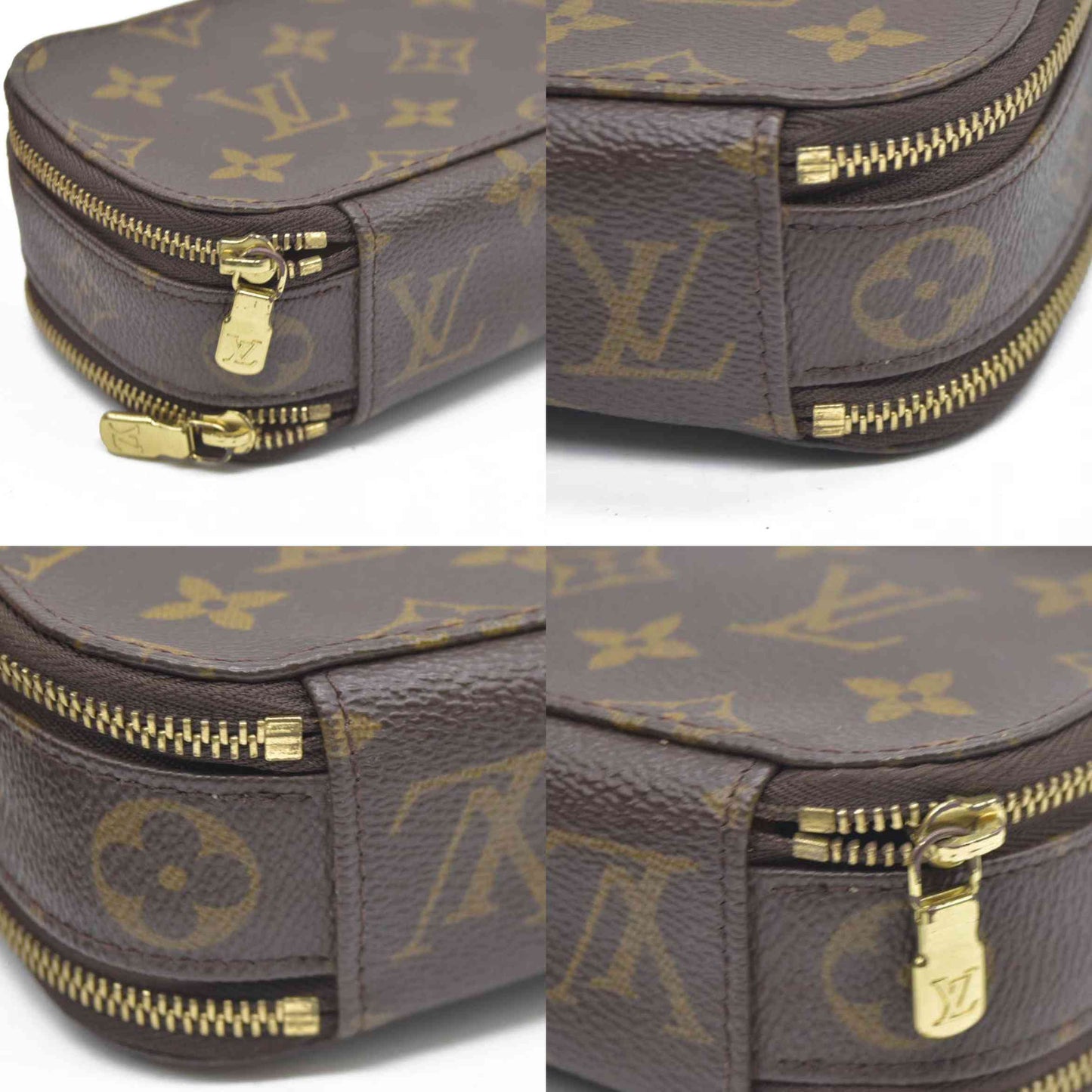 $580 Louis Vuitton  Monogram Trousse Blush PM Cosmetic Pouch