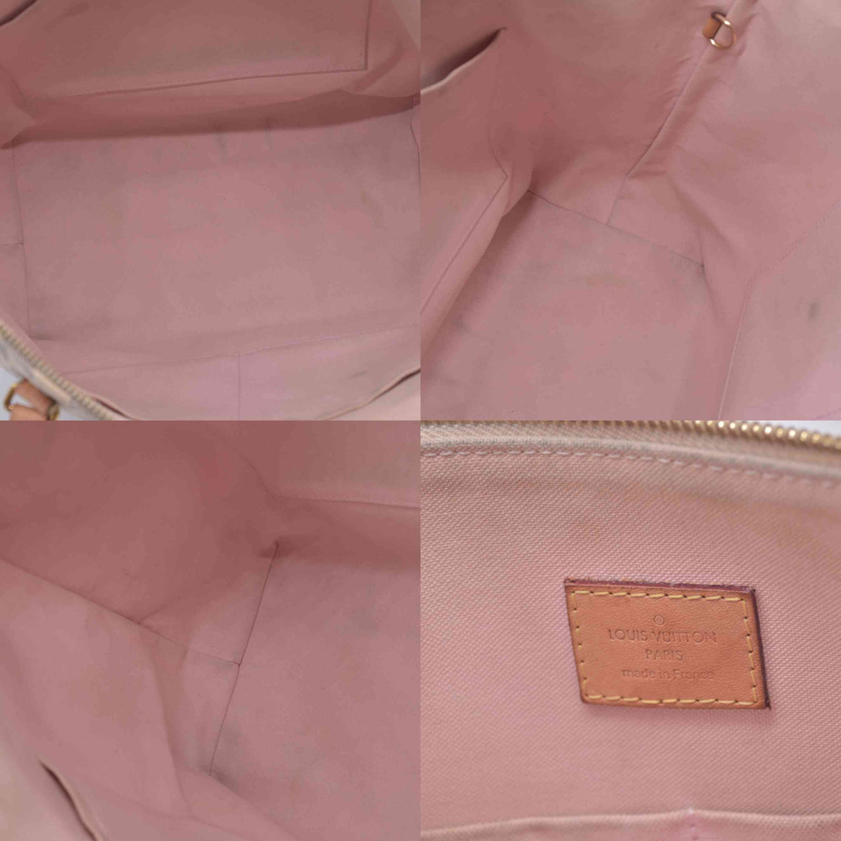 $1620 2017 Louis Vuitton Damier Azur Iena MM Rose Ballerine MI3117 10021161