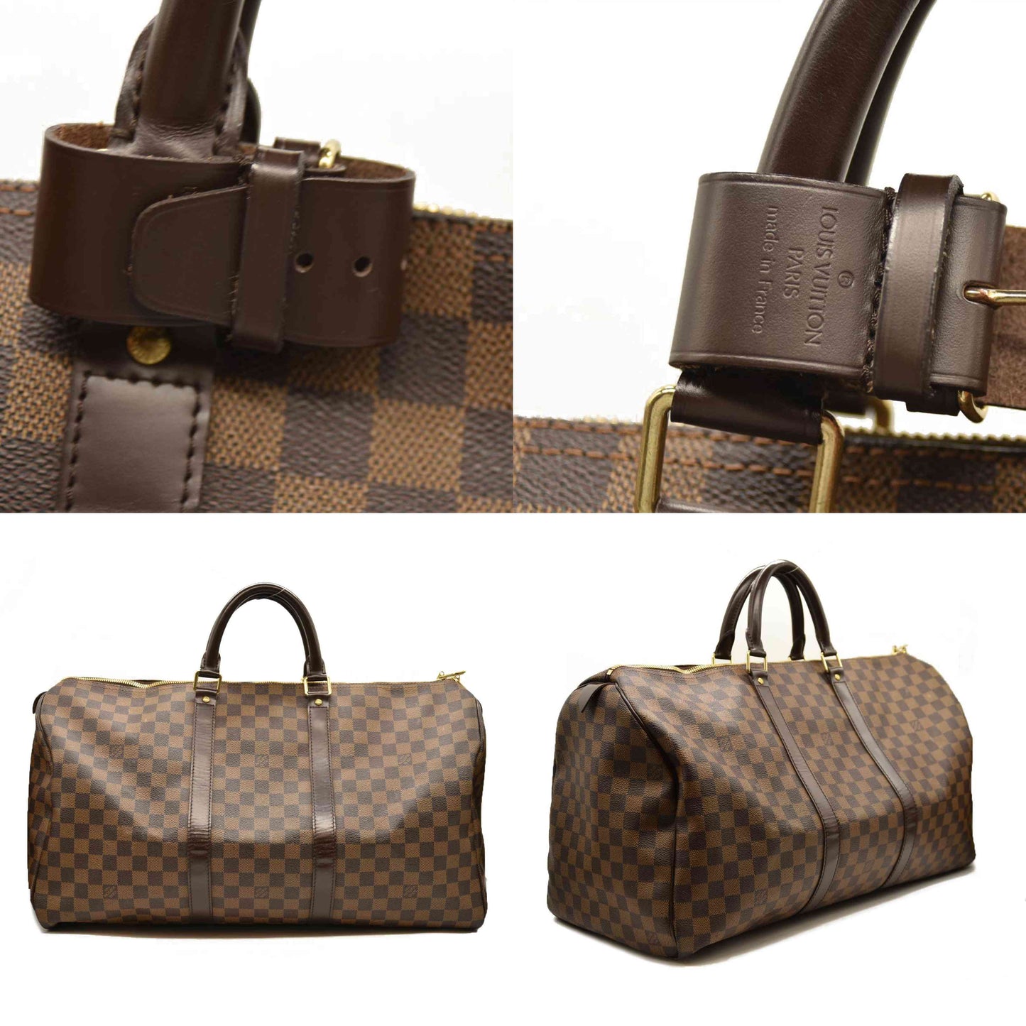 Louis Vuitton  Damier Ebene Keepall 50 MB1016