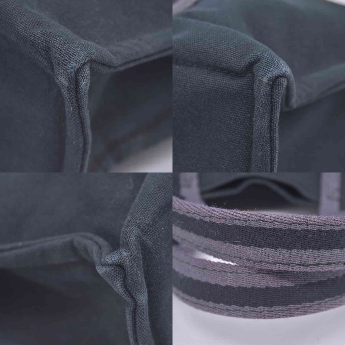 $780 HERMES Toile Fourre Tout PM Black CONSIGNMENT 10021191
