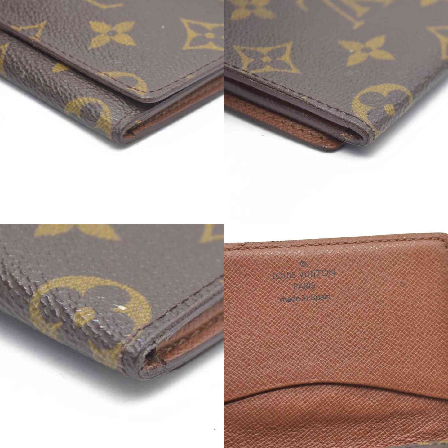 AUCTION $535 LOUIS VUITTON Monogram Enveloppe Carte de Visite Card Case Wallet