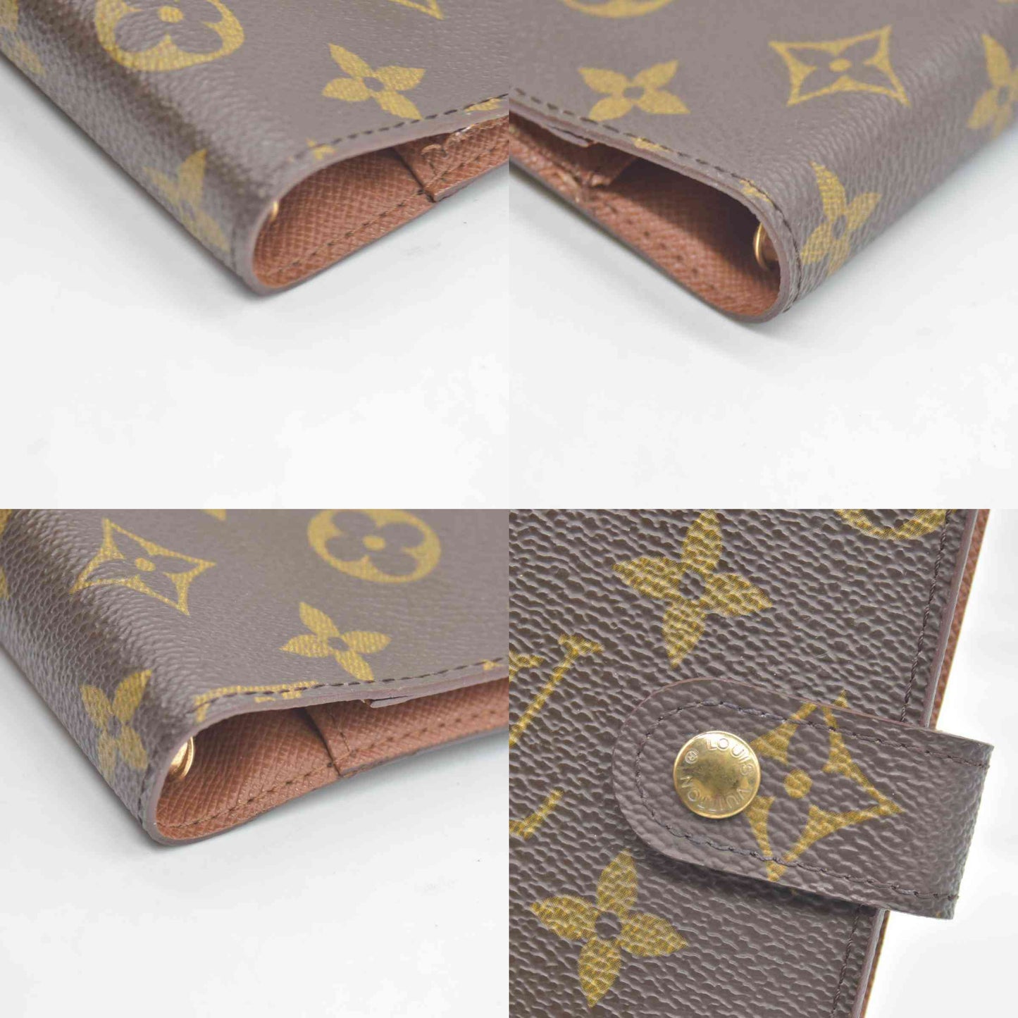 $505 LOUIS VUITTON Monogram  Agenda PM Day Planner Notebook Cover CONSIGNMENT