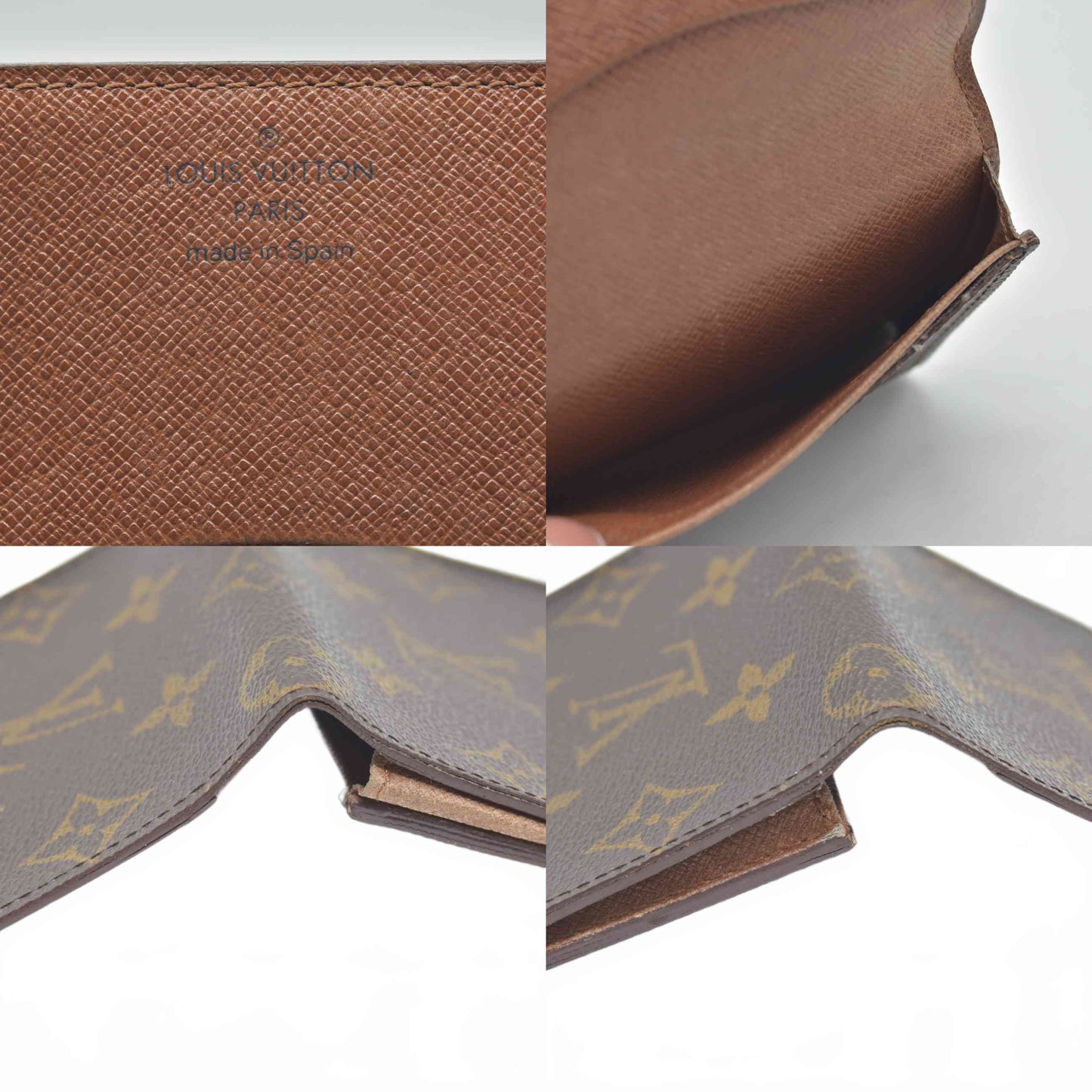 $320 1998 LOUIS VUITTON Monogram Enveloppe Carte De Visite CA0968