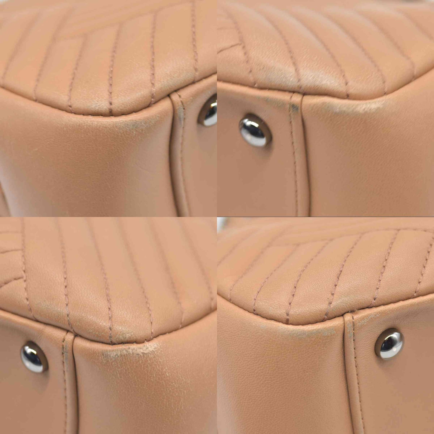 Chanel Lambskin Quilted CC Crossing Shopping Tote Red