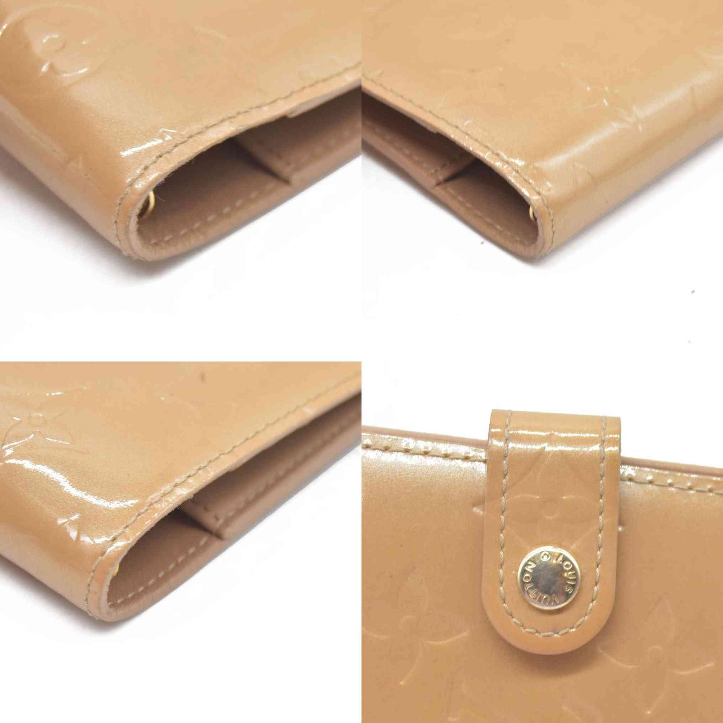 $465  Louis Vuitton Monogram Vernis Agenda PM Notebook Cover CA1005