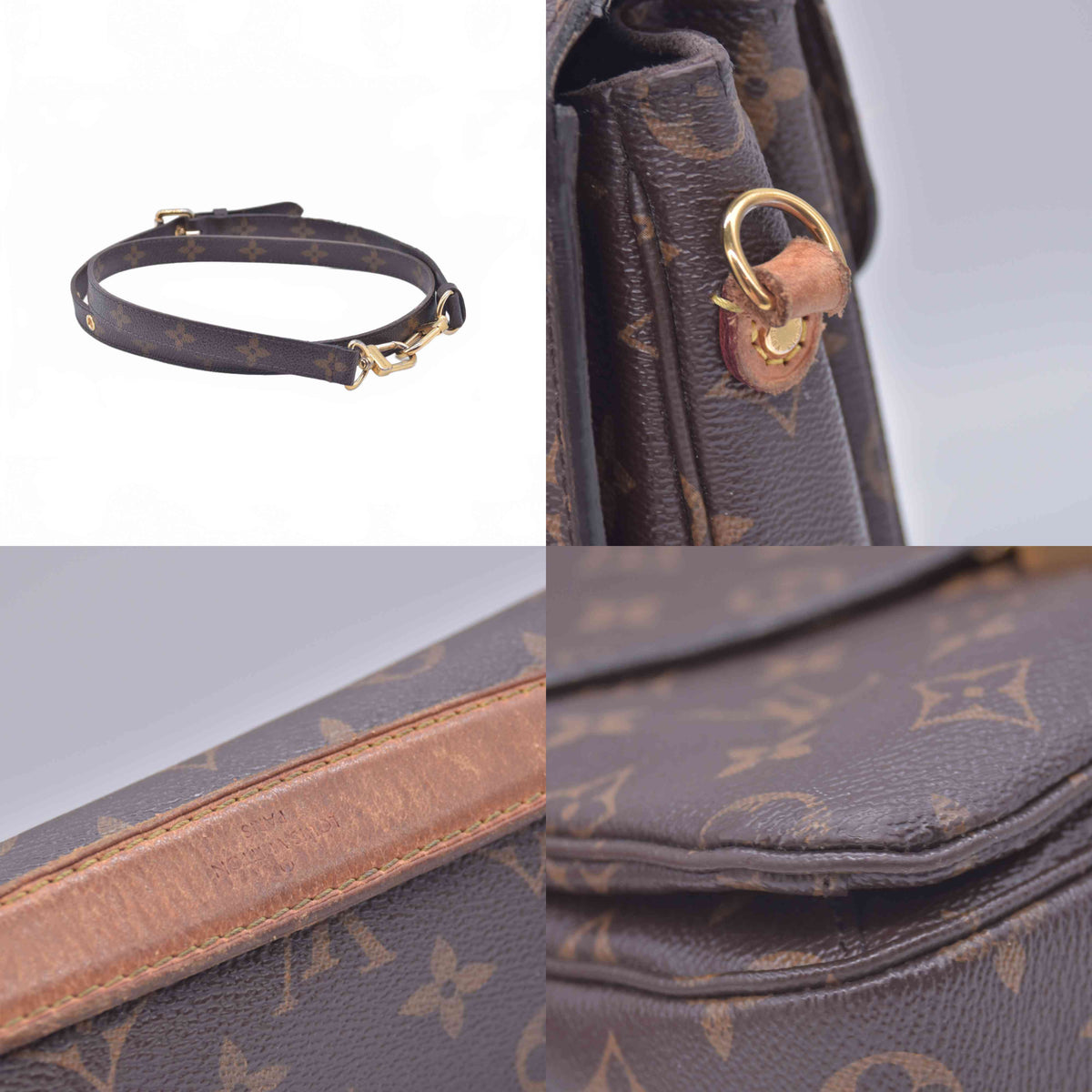 $2840 2019 Louis Vuitton Monogram Pochette Metis 10020869