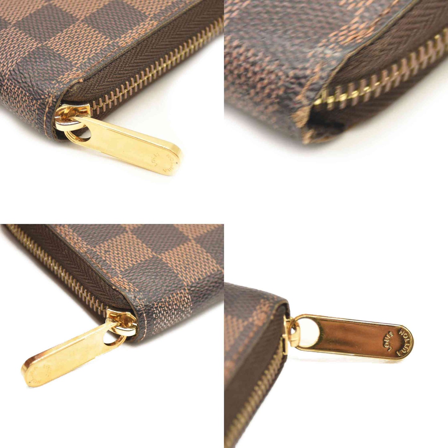 LOUIS VUITTON  Damier Ebene Zippy Wallet  CA4069