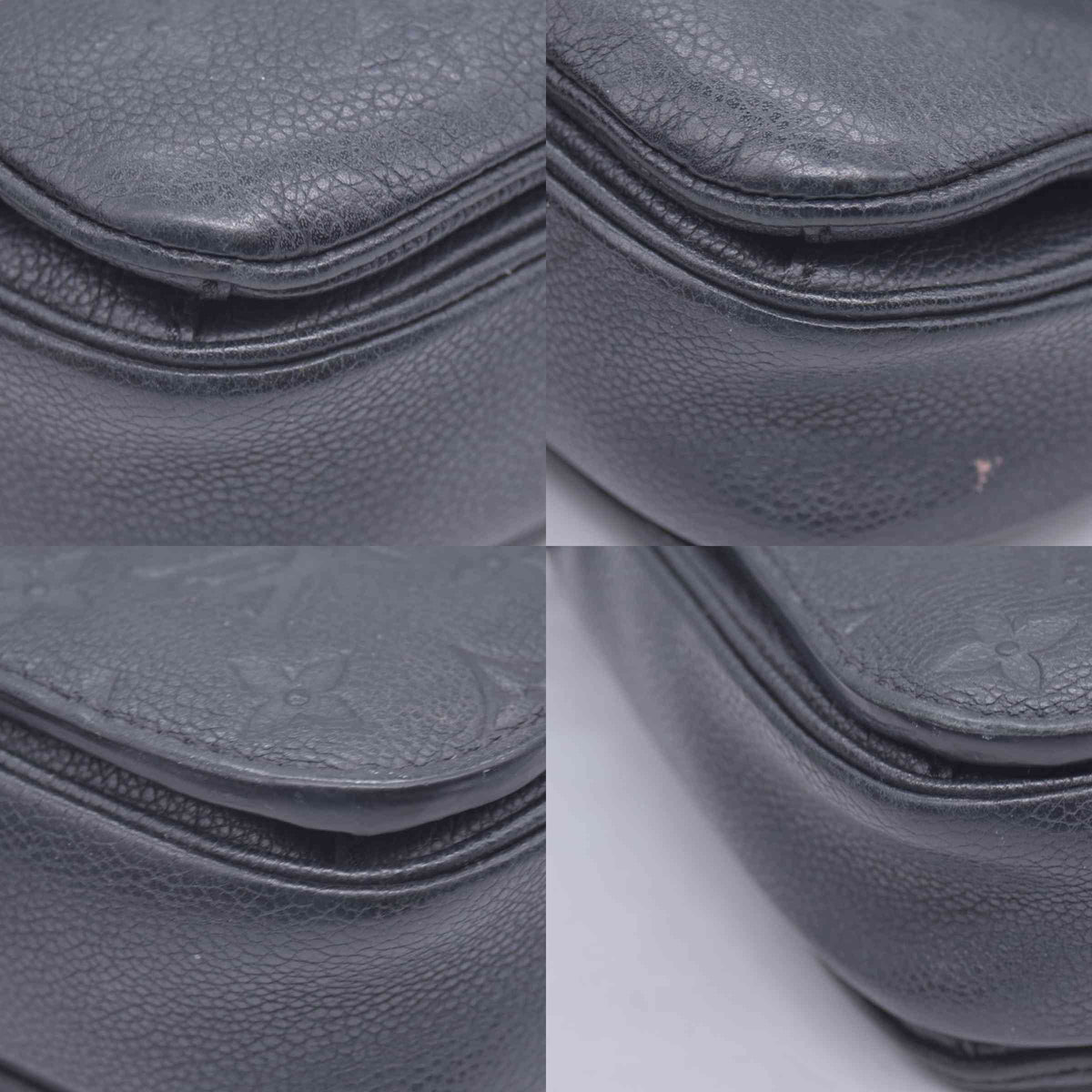 $3100 Louis Vuitton Empreinte Pochette Metis Black RFID 10021105