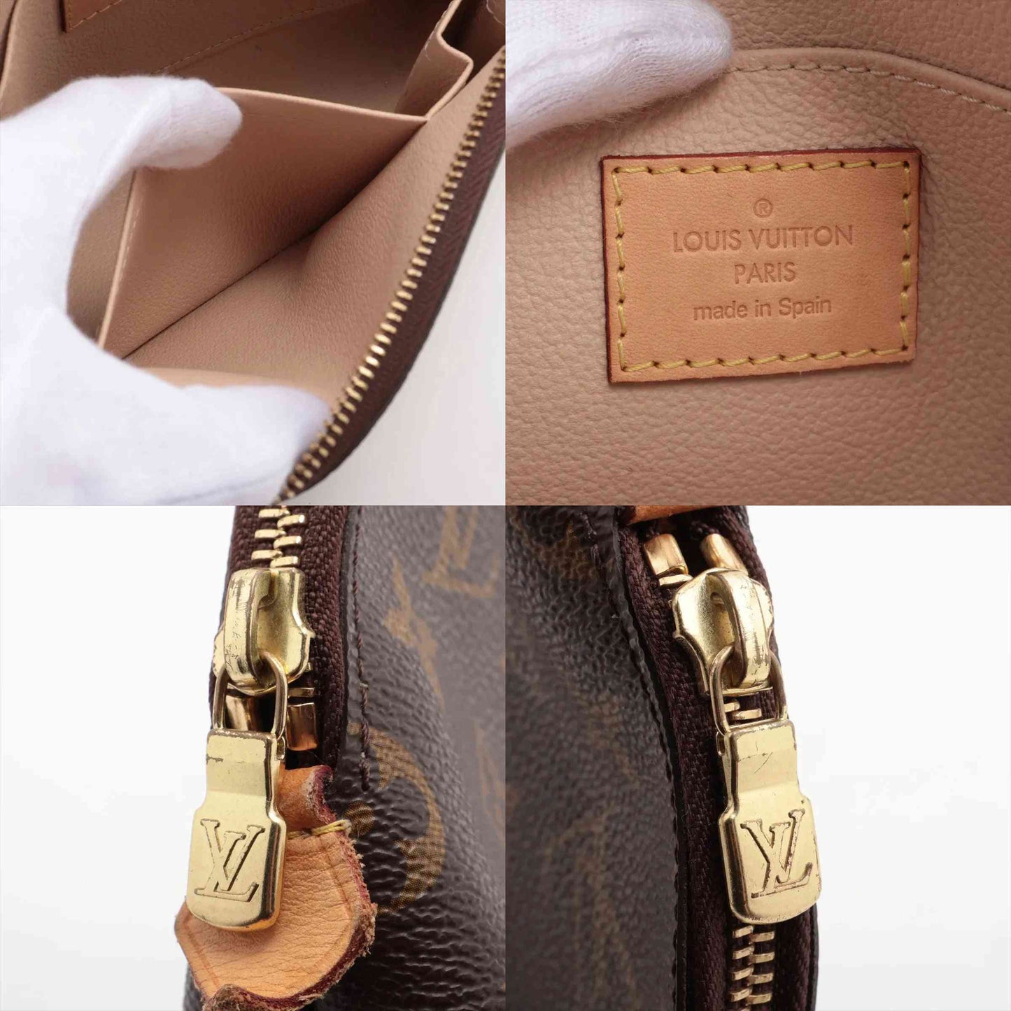 Louis Vuitton Monogram POCHETTE COSMETIC MM M46579 Brown Pouch