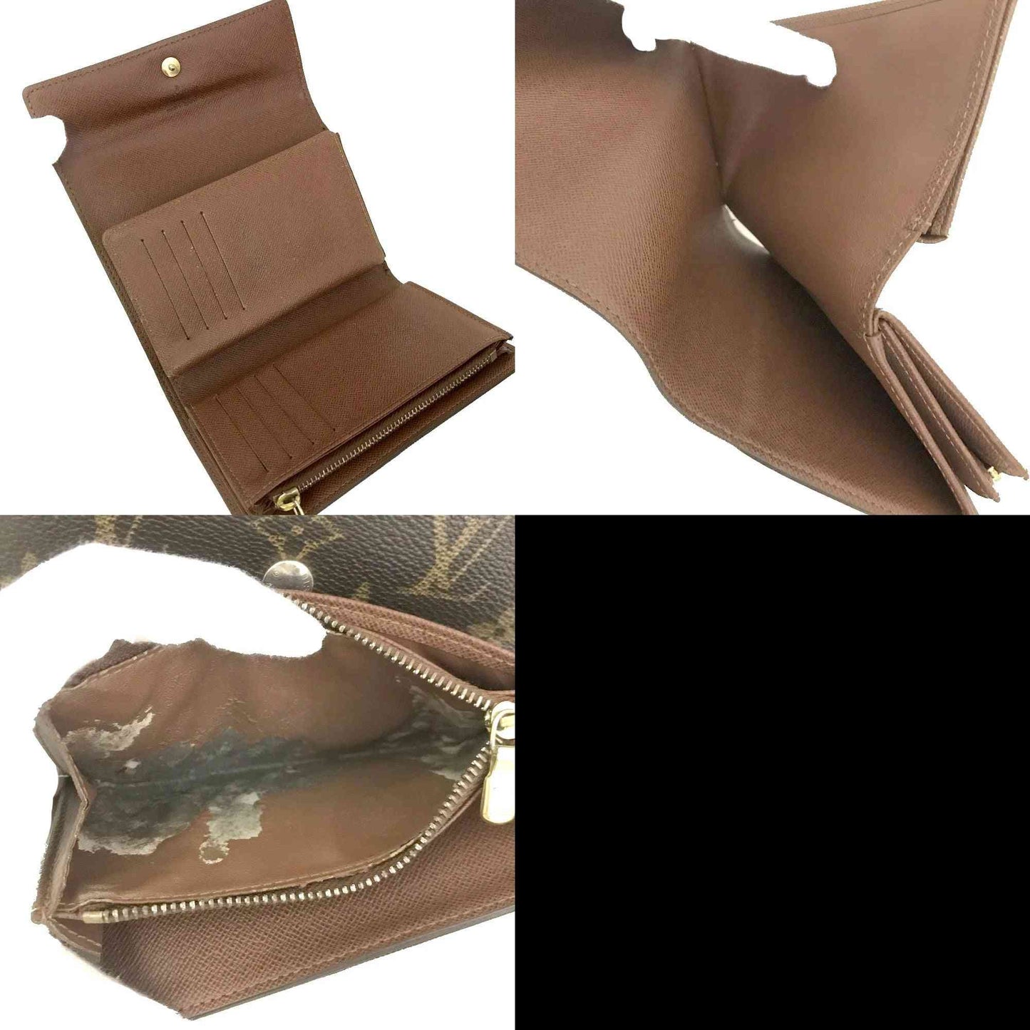 Louis Vuitton Monogram Portefeiulle Alexandra Trifold Wallet  CA3009