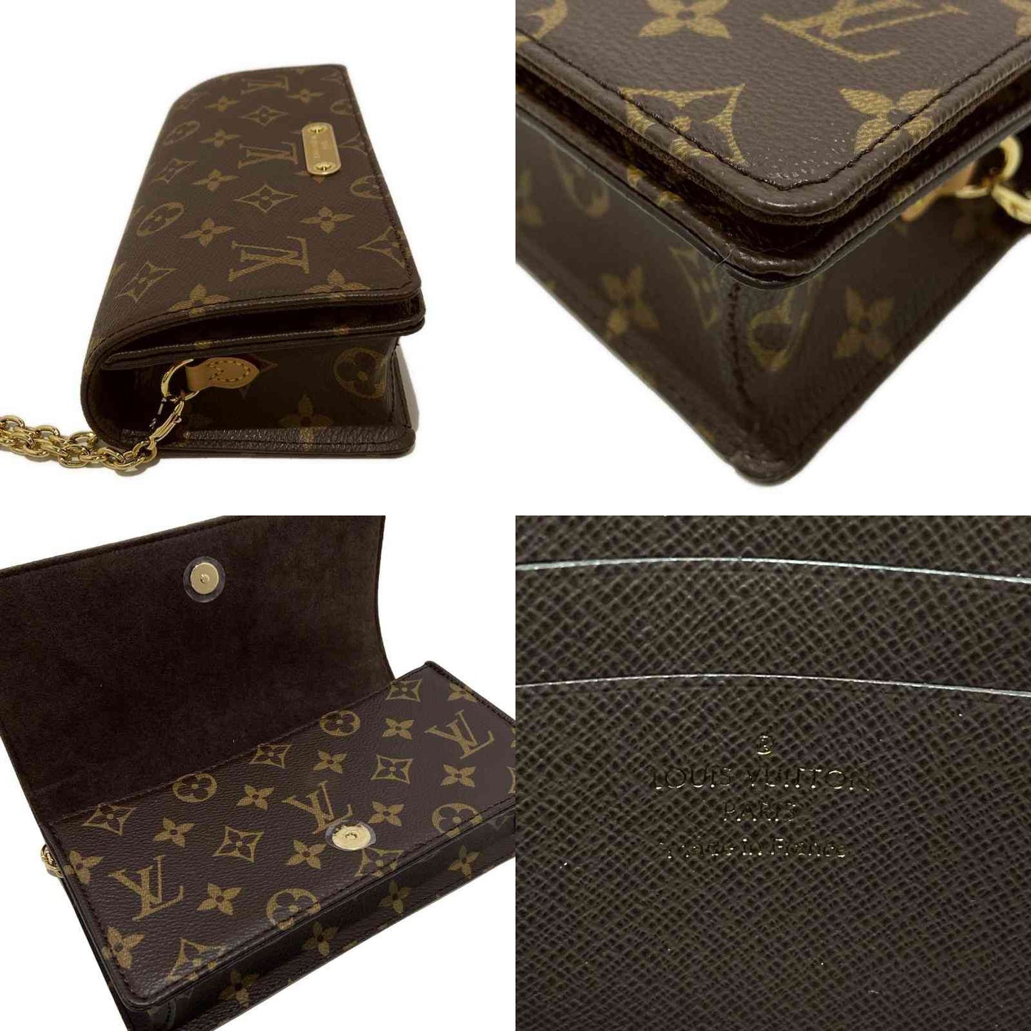 Louis Vuitton  Monogram Lily Wallet On Chain RFID