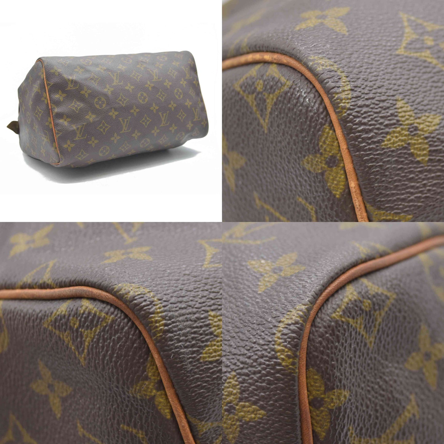 $1660 Louis Vuitton Monogram Speedy 30 VI881 1988