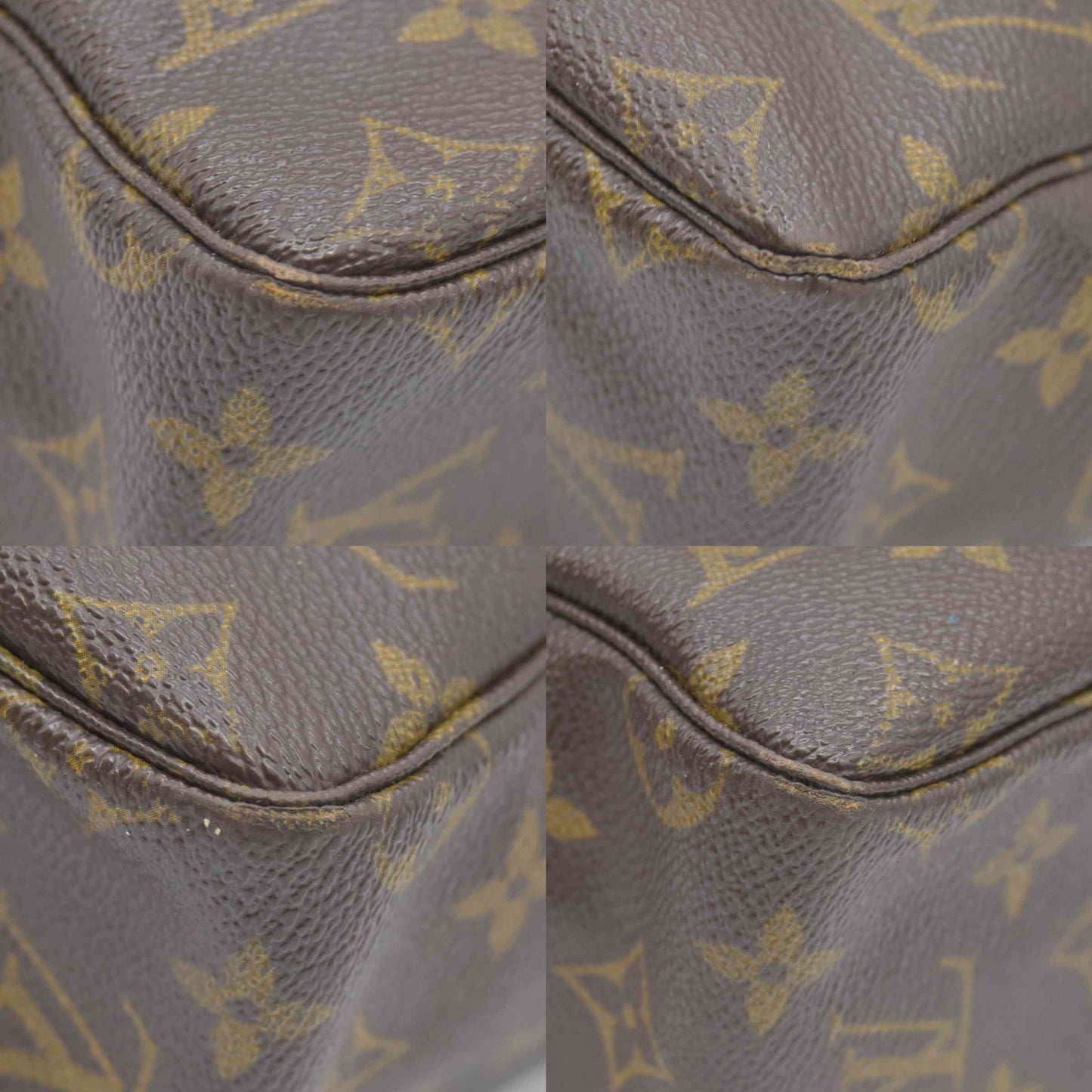 $600 1988 Louis Vuitton Monogram Trousse Toilette 28 Clutch Pouch Bag 884NO