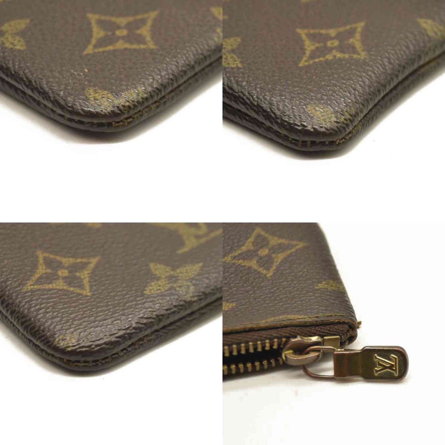 LOUIS VUITTON Monogram Key Pouch ET8811