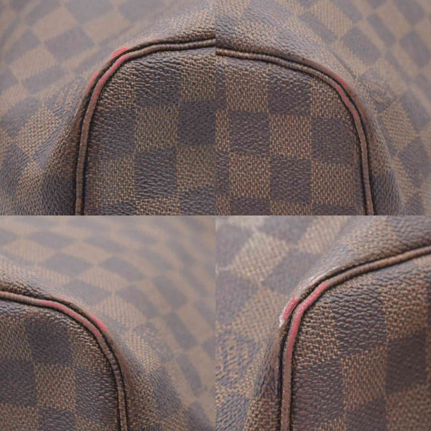 $2170 Louis Vuiton Damier Ebene Neverfull MM SD4019