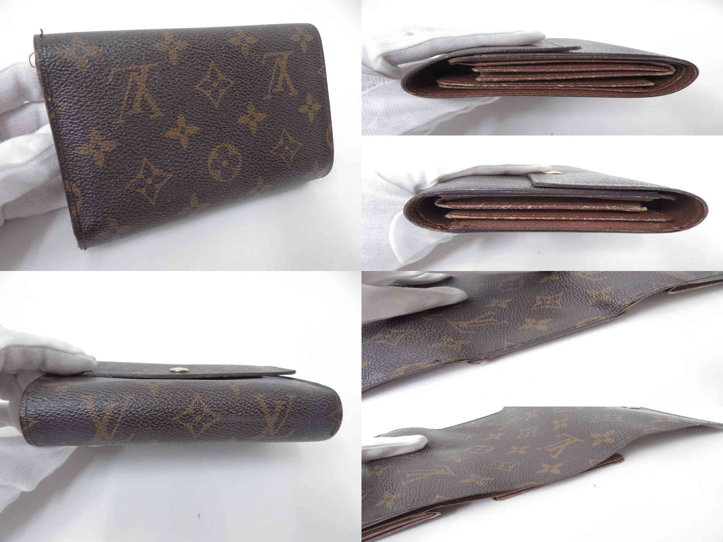 $610 2008 LOUIS VUITTON Monogram Alexandra Wallet CA4068