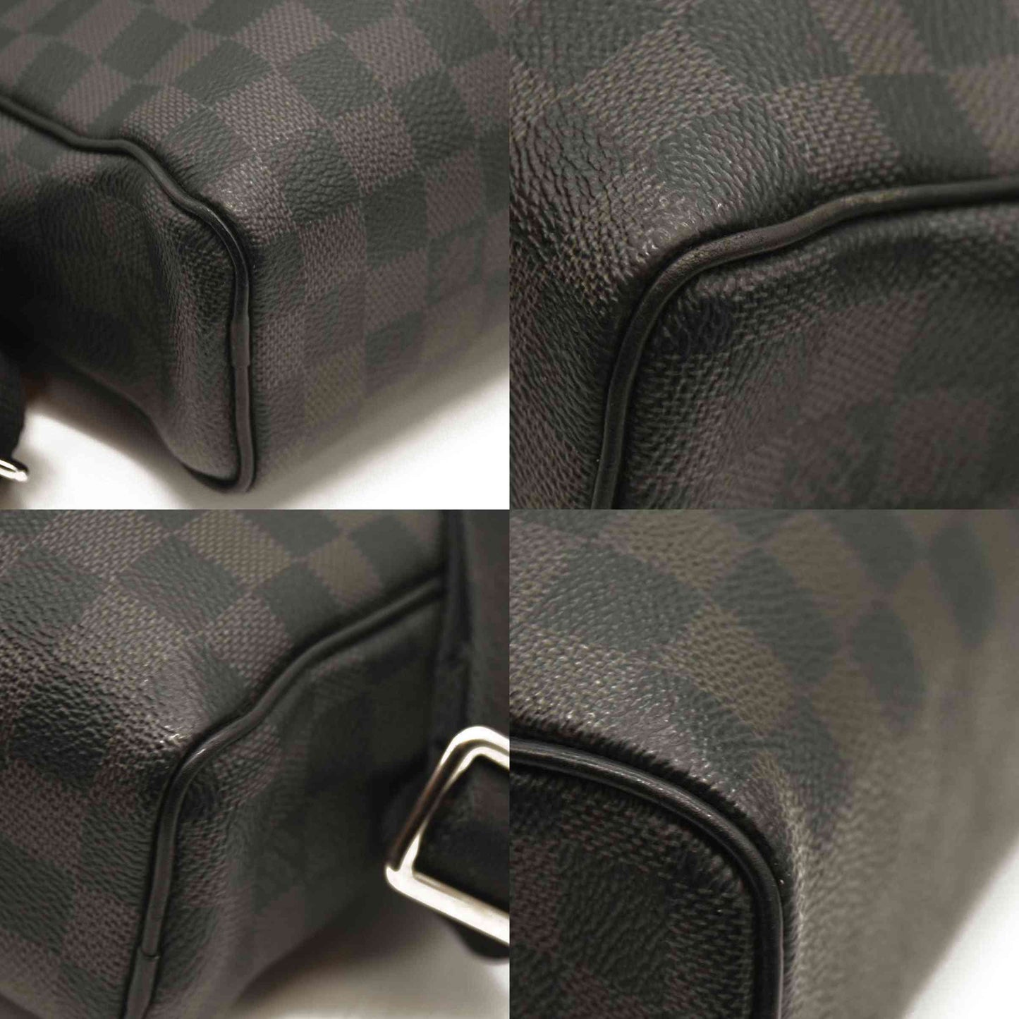 AUCTION $1890 2016 Louis Vuitton  Damier Graphite Dayton Reporter PM CA3216