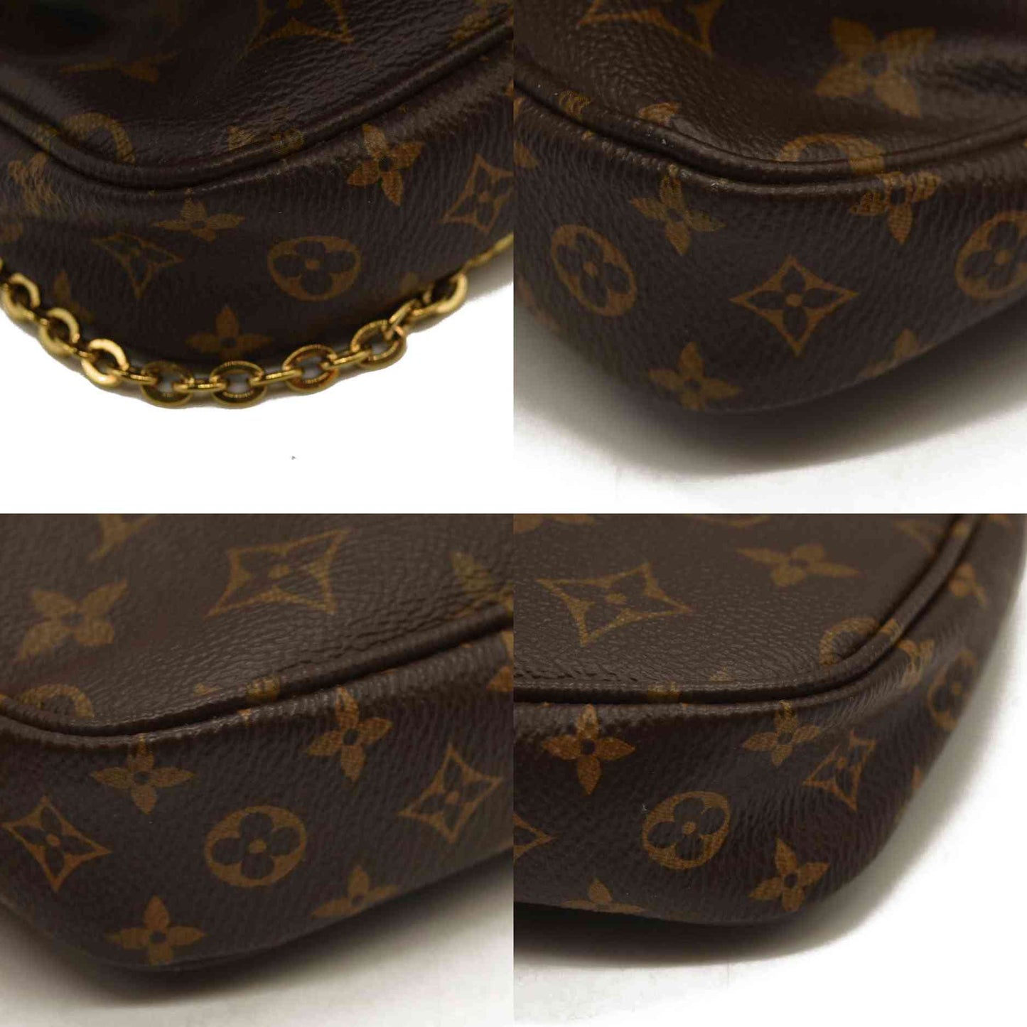 LOUIS VUITTON  Monogram Multi Pochette Accessories Kaki SD0290